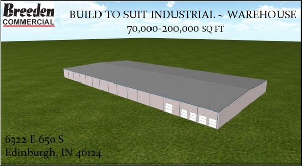 Industrial Build to Suit: 6322 E 650 S, Edinburgh, IN 46124